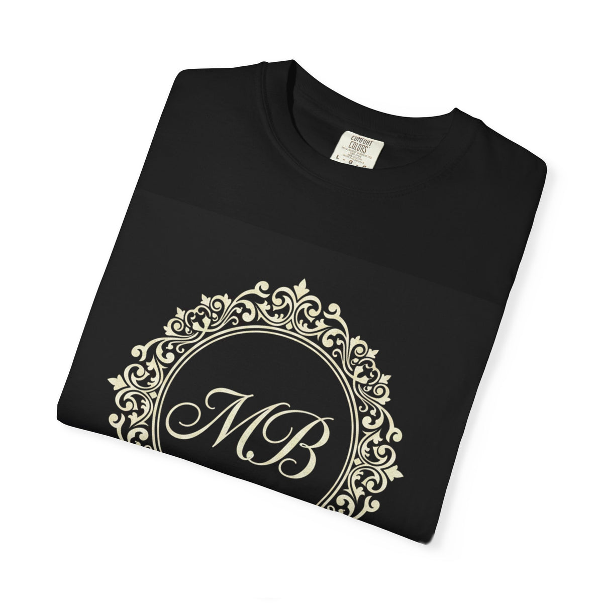 Personalized Mehnaz Begum Gold Crest T-Shirt — Luxury Monogram Tee