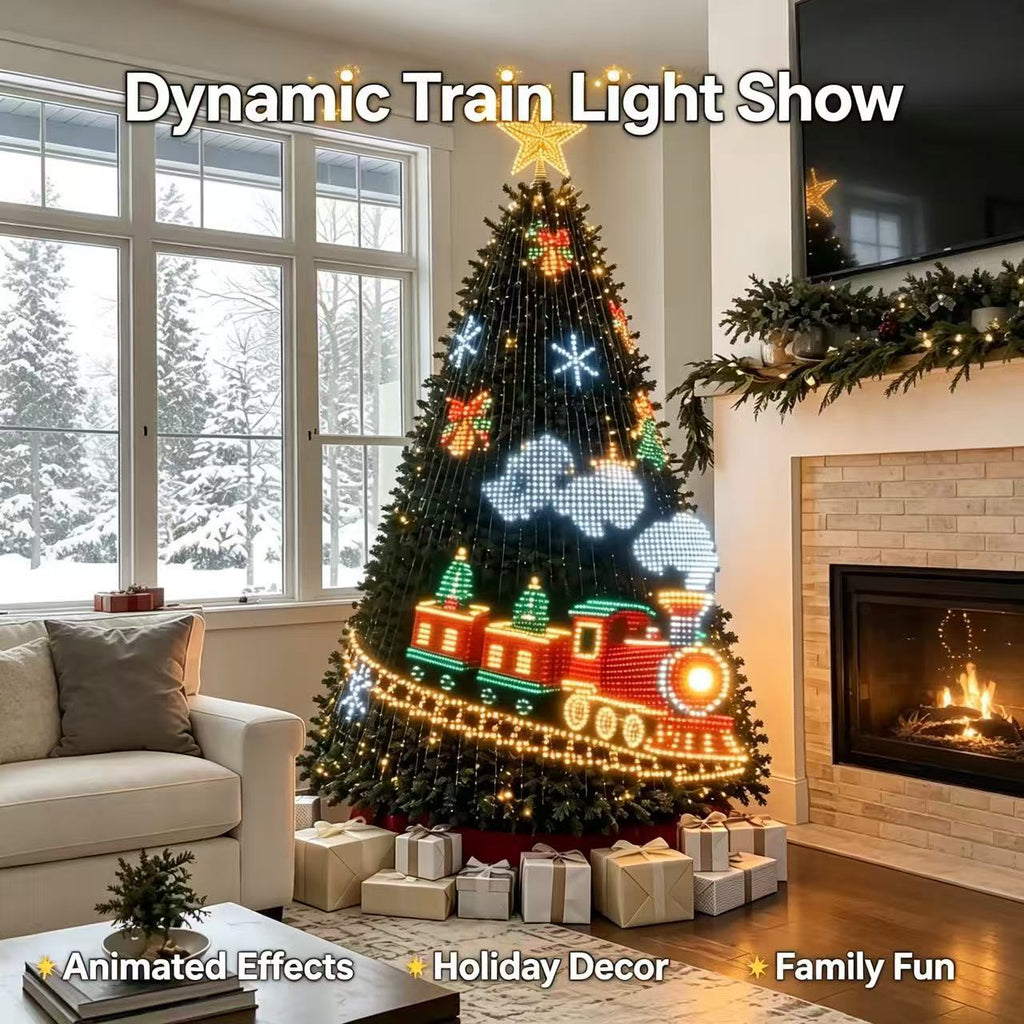 Christmas Tree String Lights For Holiday Decorations, Smart RGBIC Tree Lights, Halloween AIGC DIY Light Shows, LED Lights