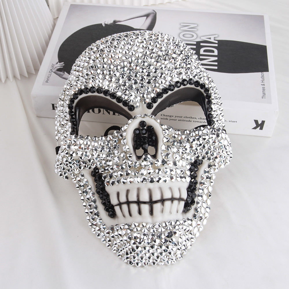 Diamond-Encrusted Masks For Halloween Ball Parties, Fashionable Masks