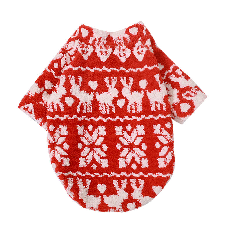 New Cross-border Christmas Pet Clothes