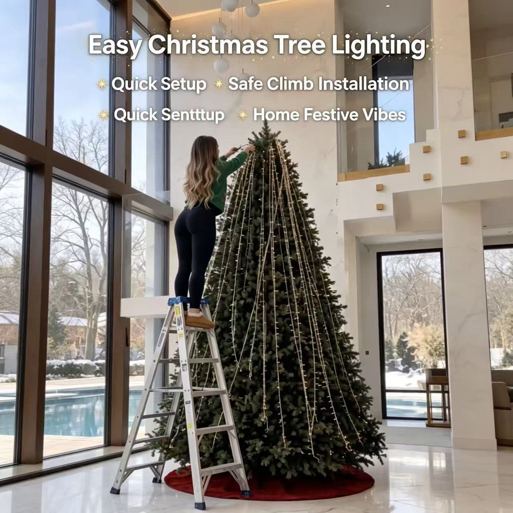 Christmas Tree String Lights For Holiday Decorations, Smart RGBIC Tree Lights, Halloween AIGC DIY Light Shows, LED Lights