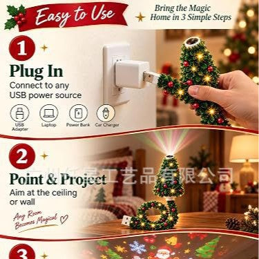 Cross-Border New Product Christmas DIY Tk Cozy Lamp Ceiling Decorations Home Decoration Christmas Projection Light